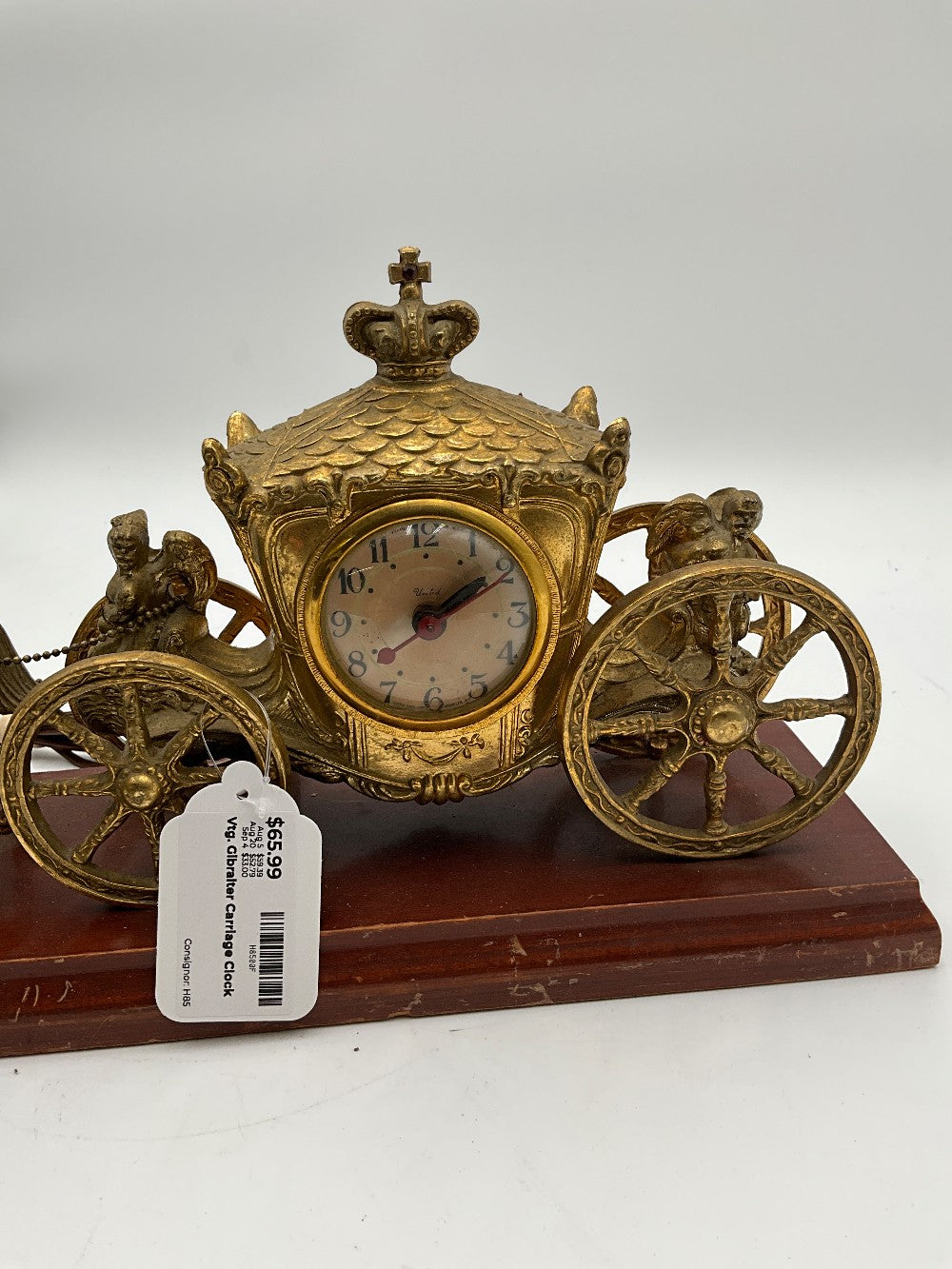 Vtg. Gibralter Carriage Clock
