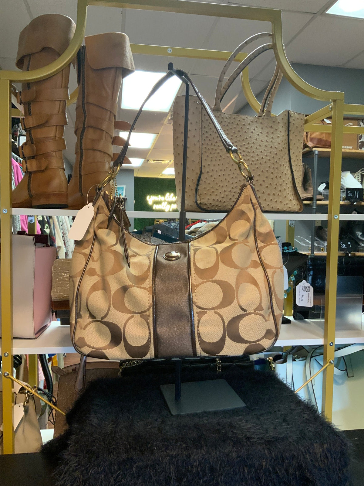 Brown Coach Handbag