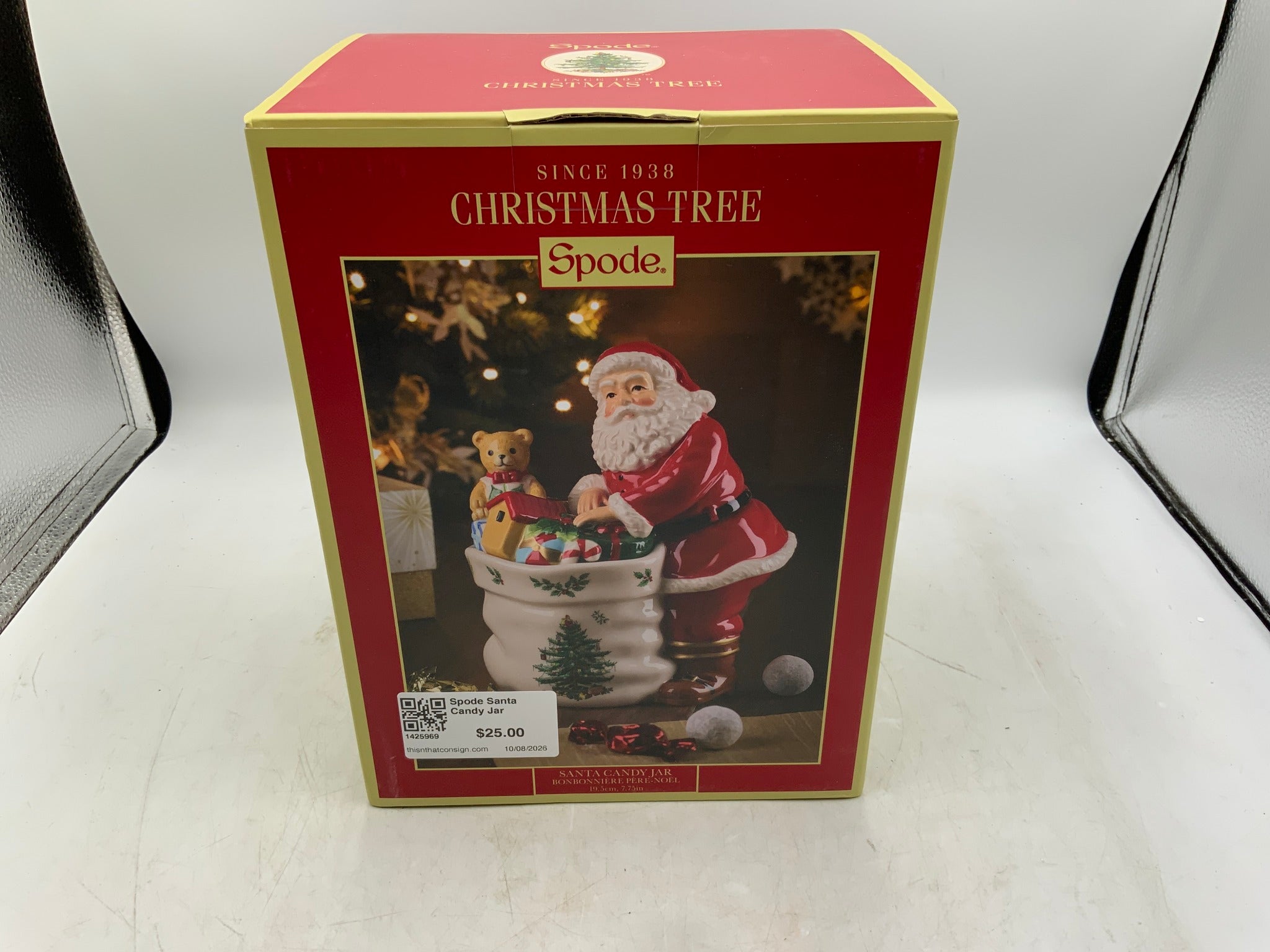Spode Santa Candy Jar