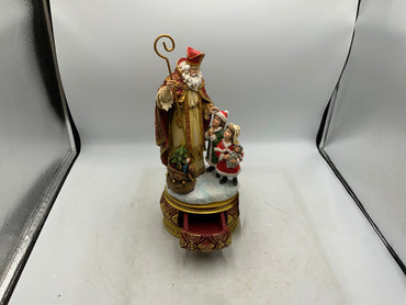 Santa & Children Statue