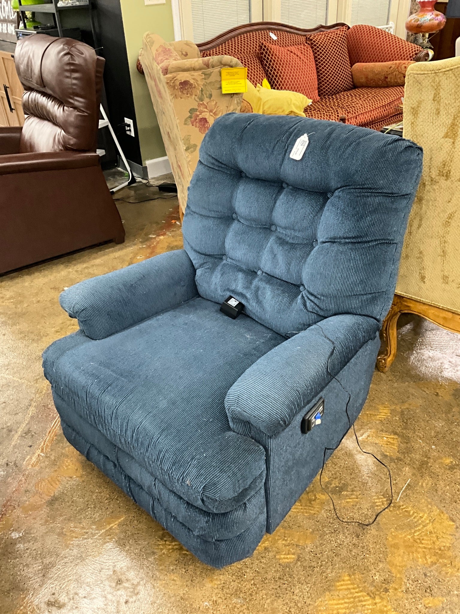 Blue Recliner