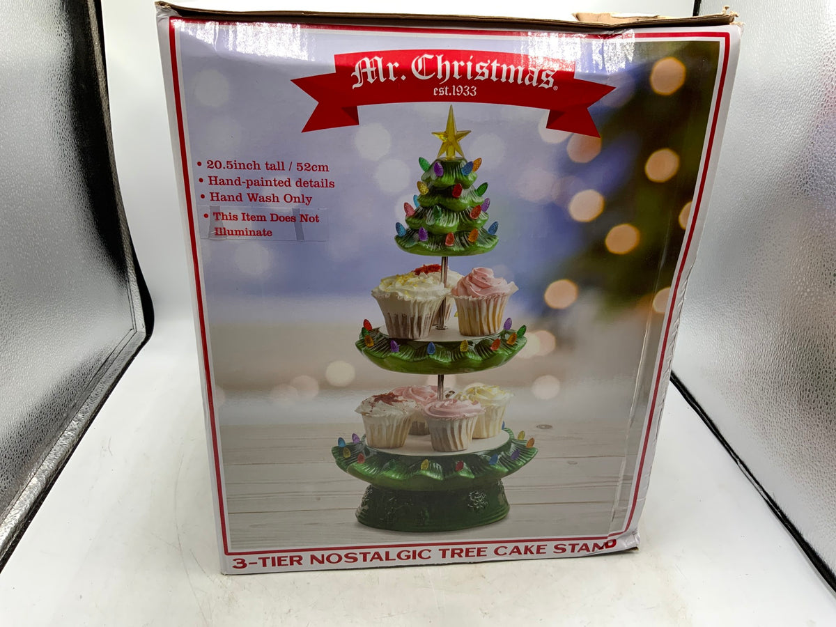 Mr. Christmas 3 Tier Cake Stand