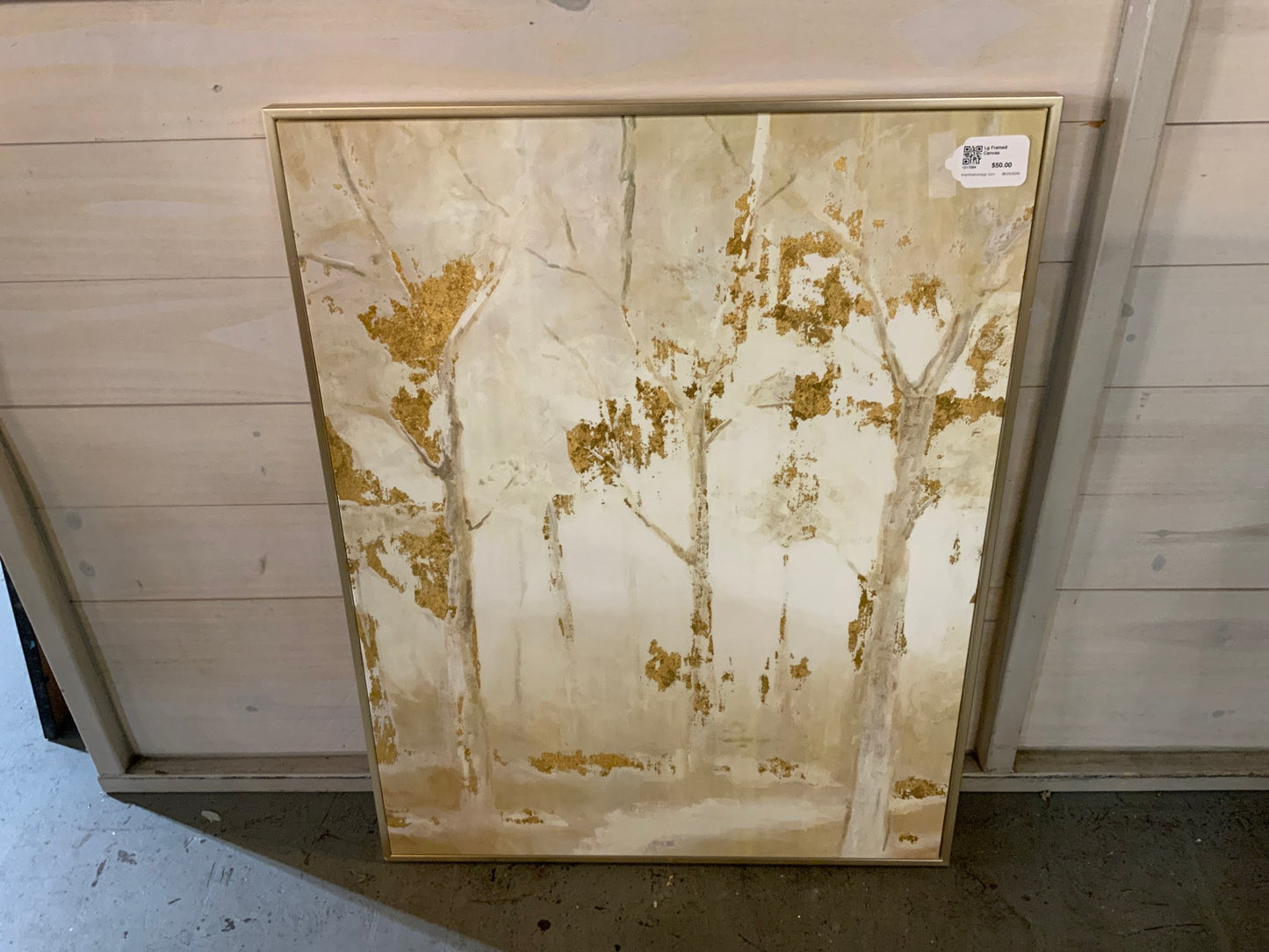 Lg Framed Canvas