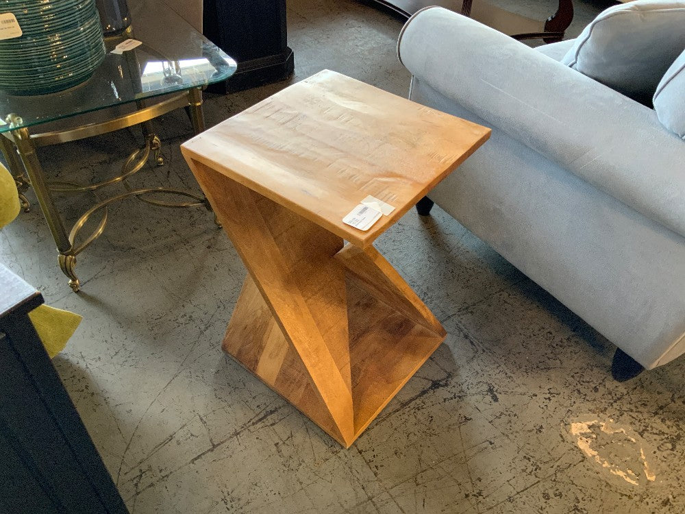 Wood End Table
