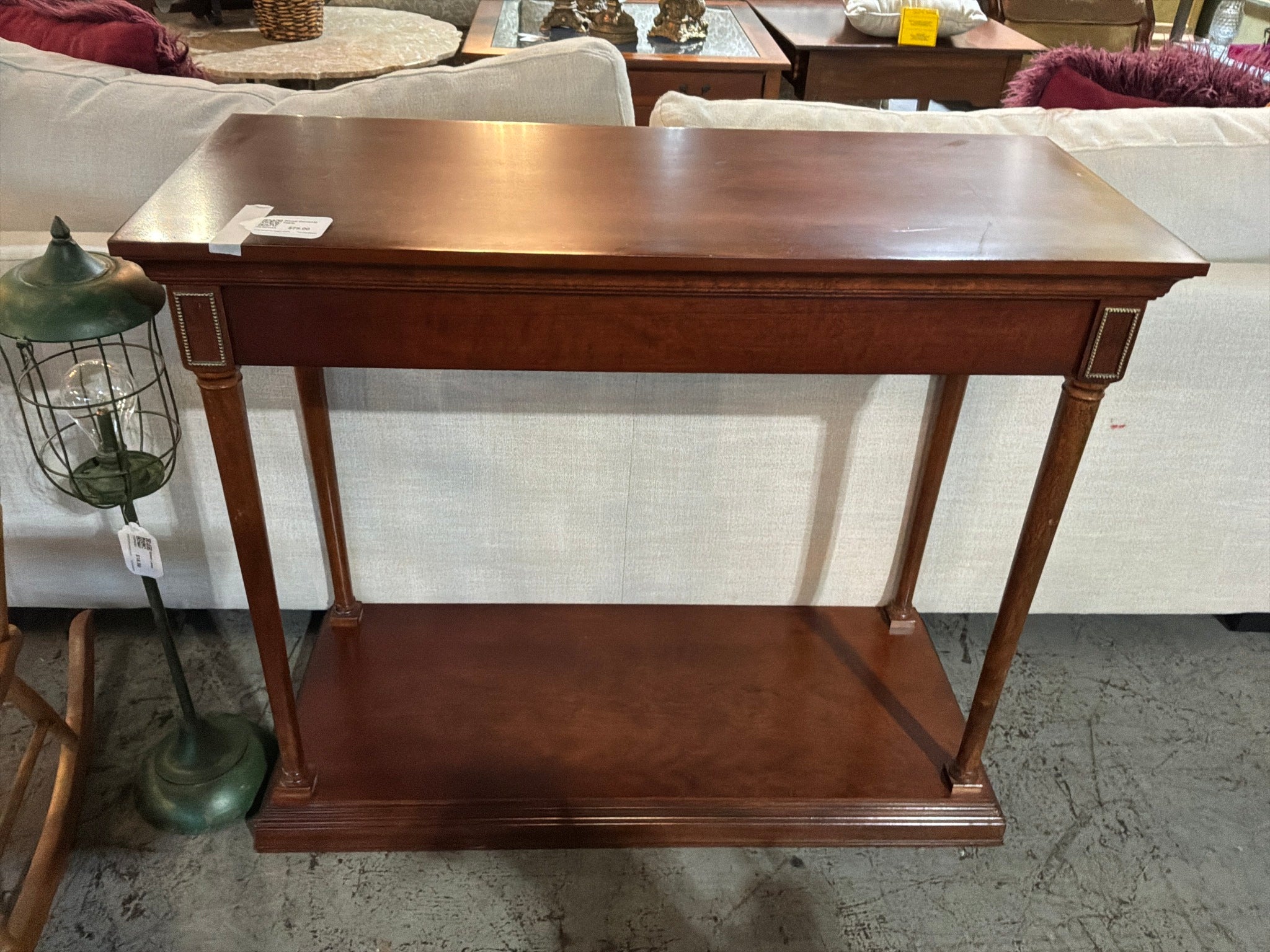 Wood Console Table