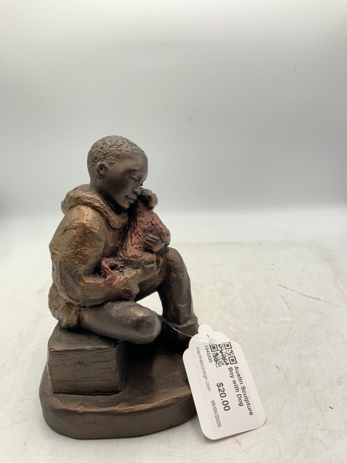 Austin Sculpture Boy with Dog