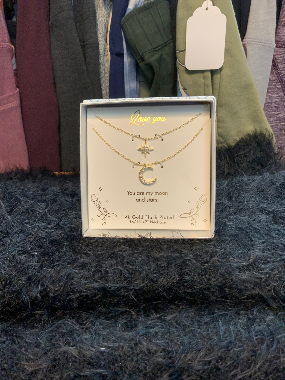 NEW Love You 2 pc Necklace set