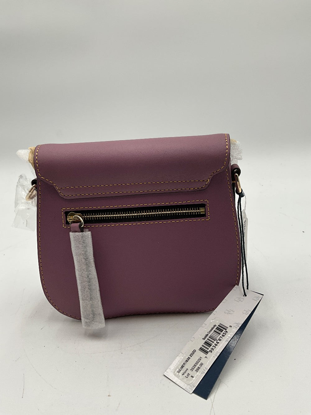 NWT! Dooney & Bourke Mauve Saddle Crossbody