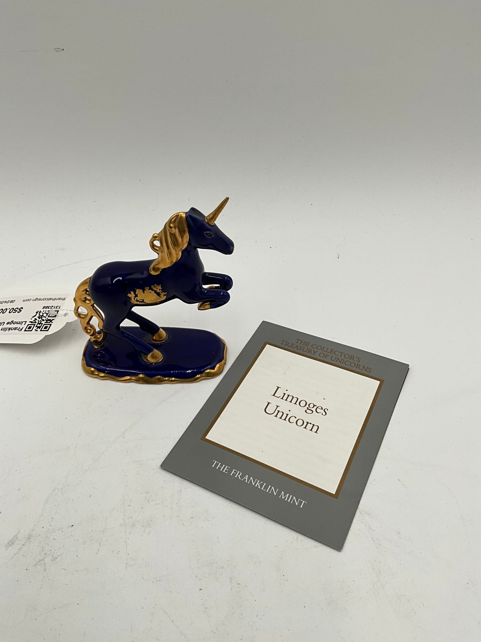 Franklin Mint Limoge Unicorn