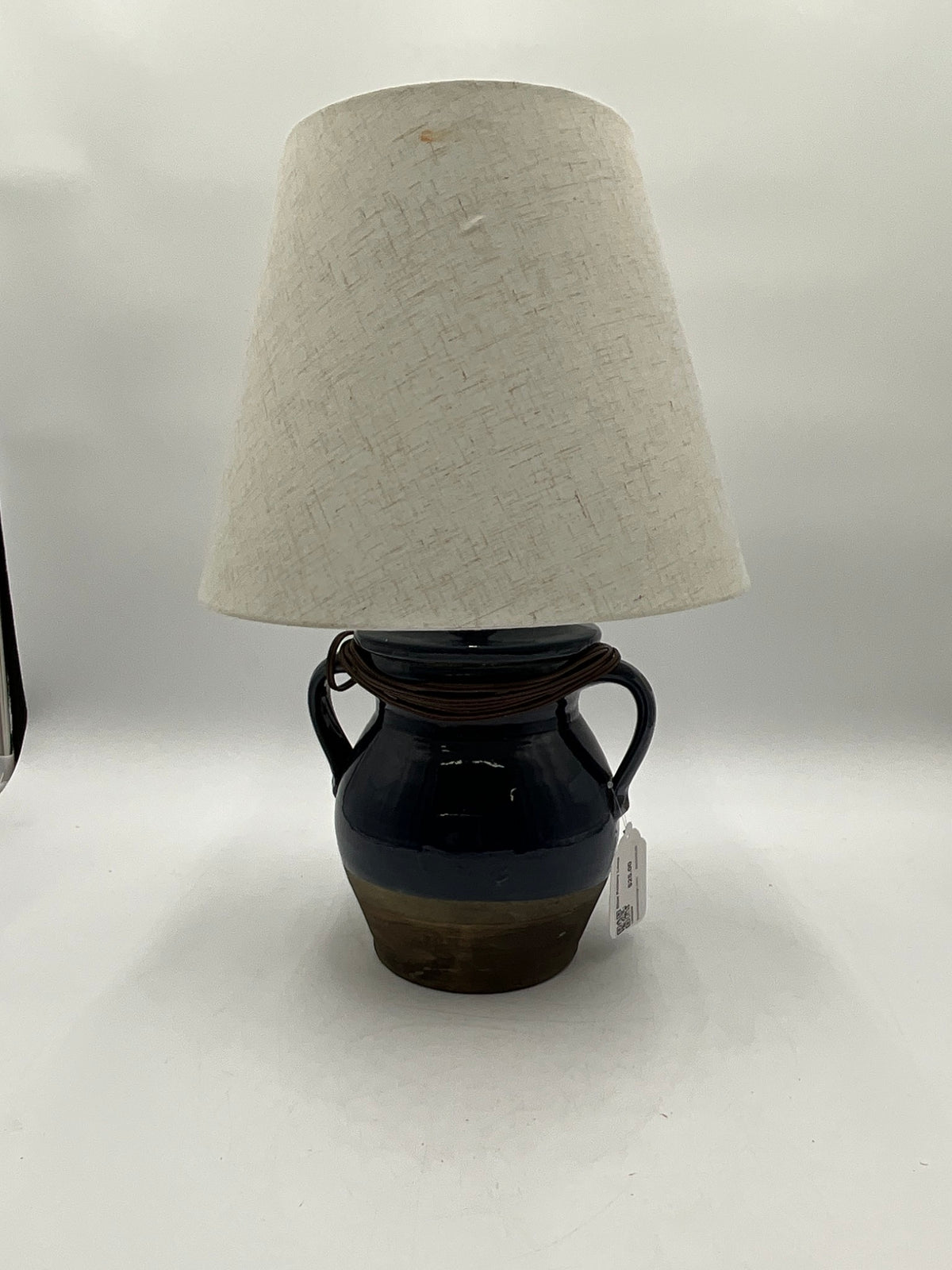 Blue Pottery Lamp