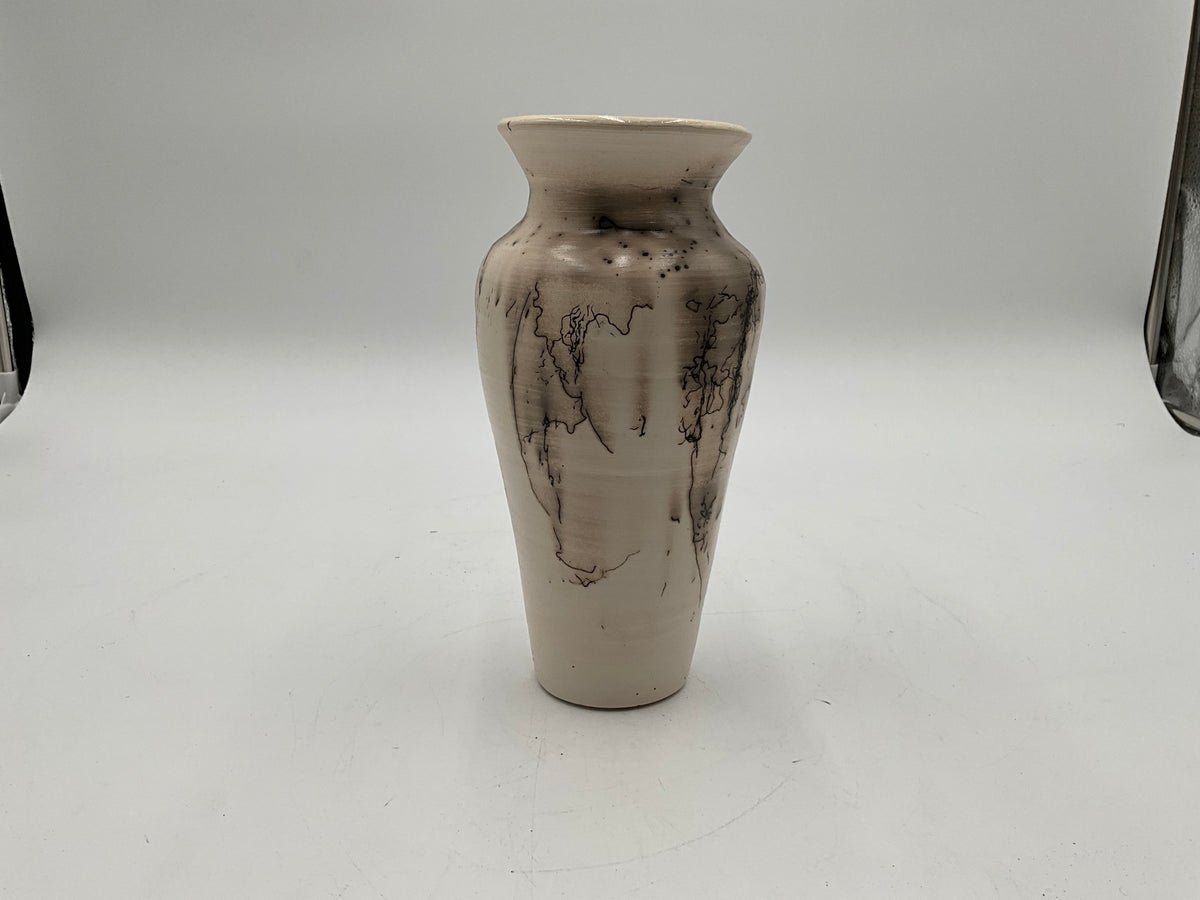 Rivers Edge Horsehair Vase By Donna King