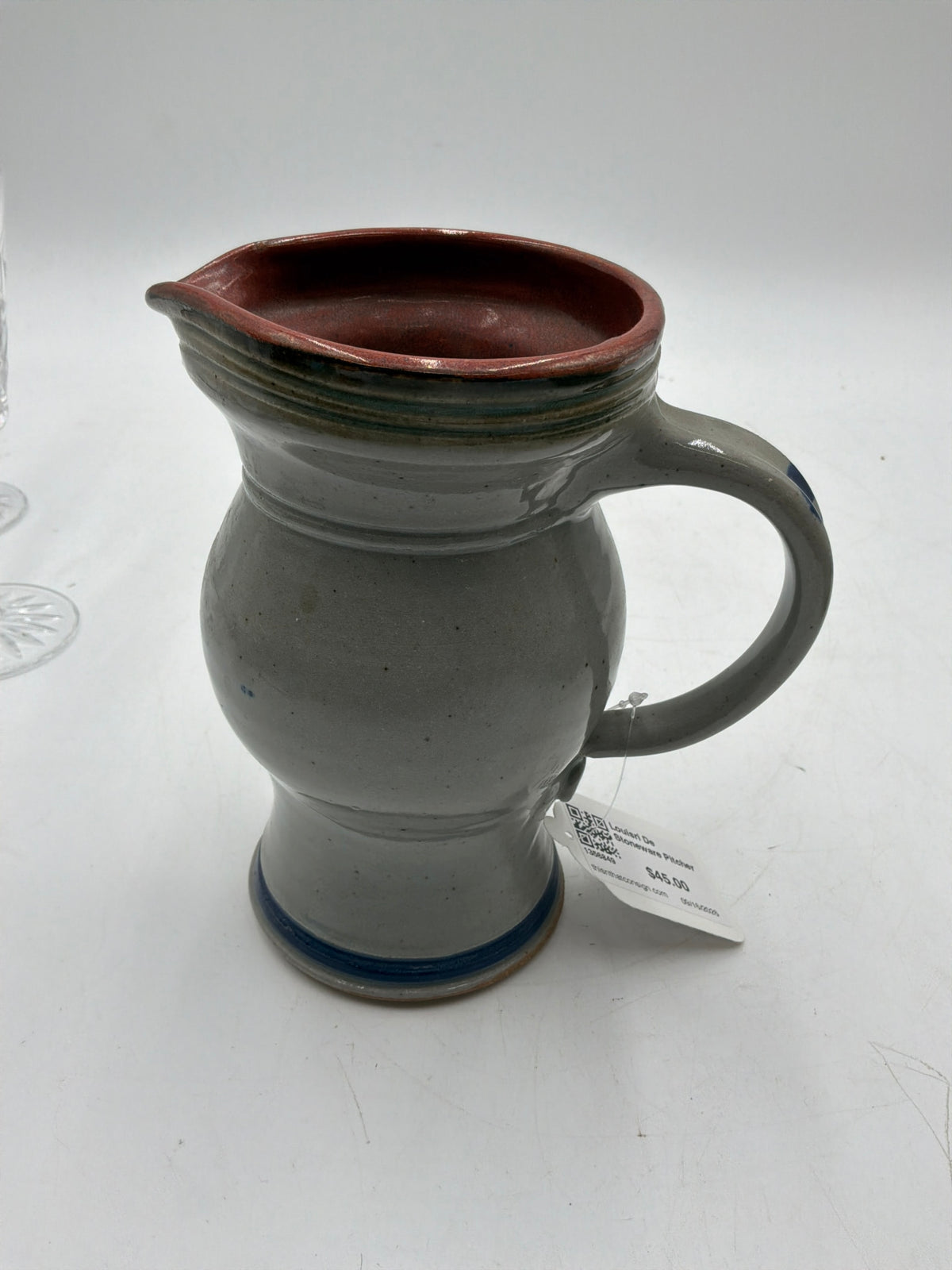 Louisri De Stoneware Pitcher