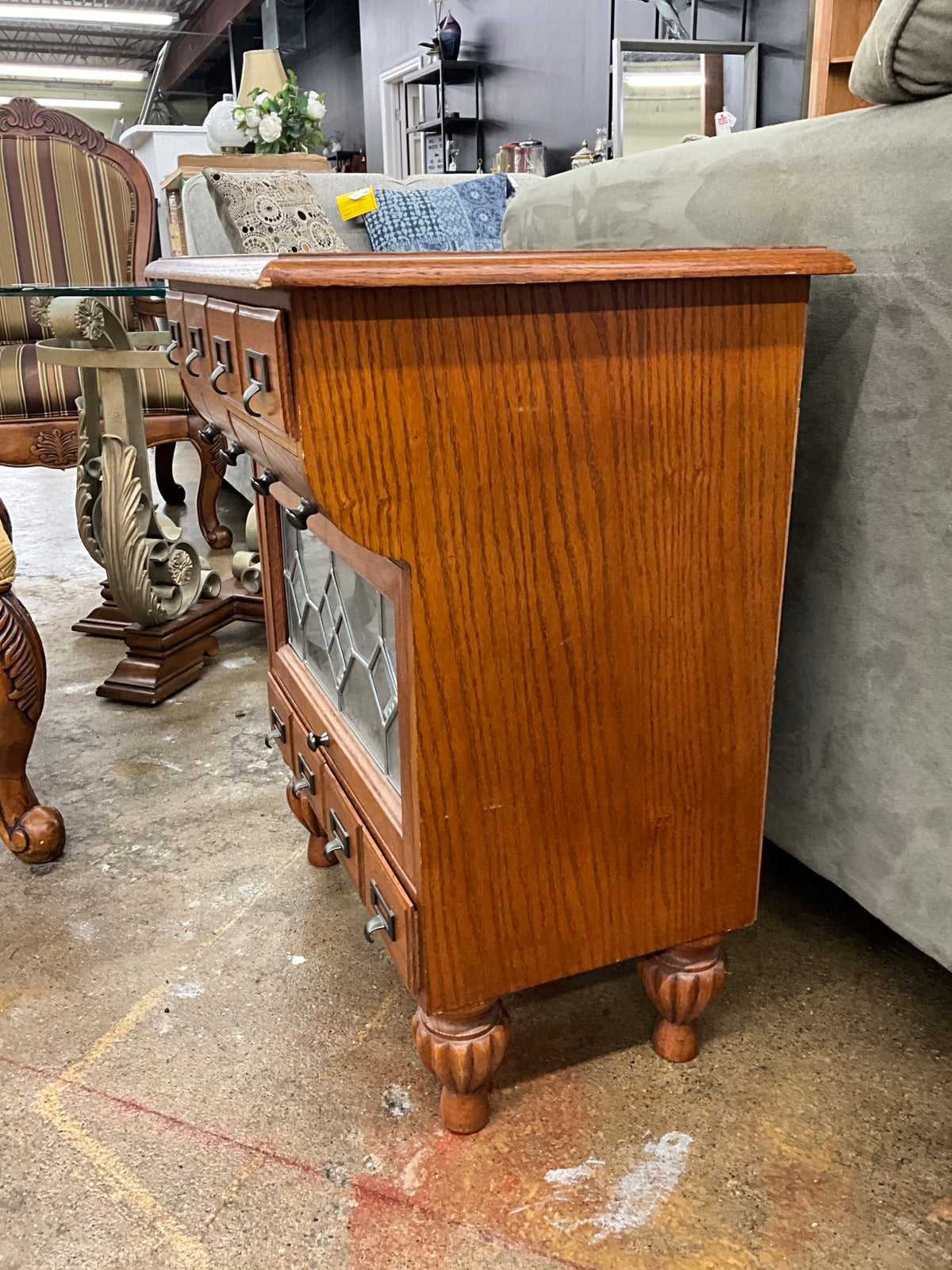 Vintage Apothecary Table
