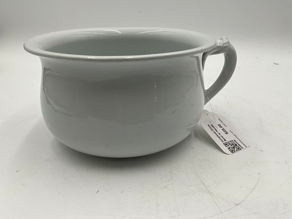 Ironstone China Bowl w/ Handle