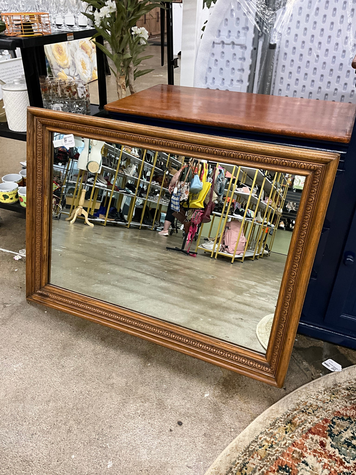 XL Wood Mirror