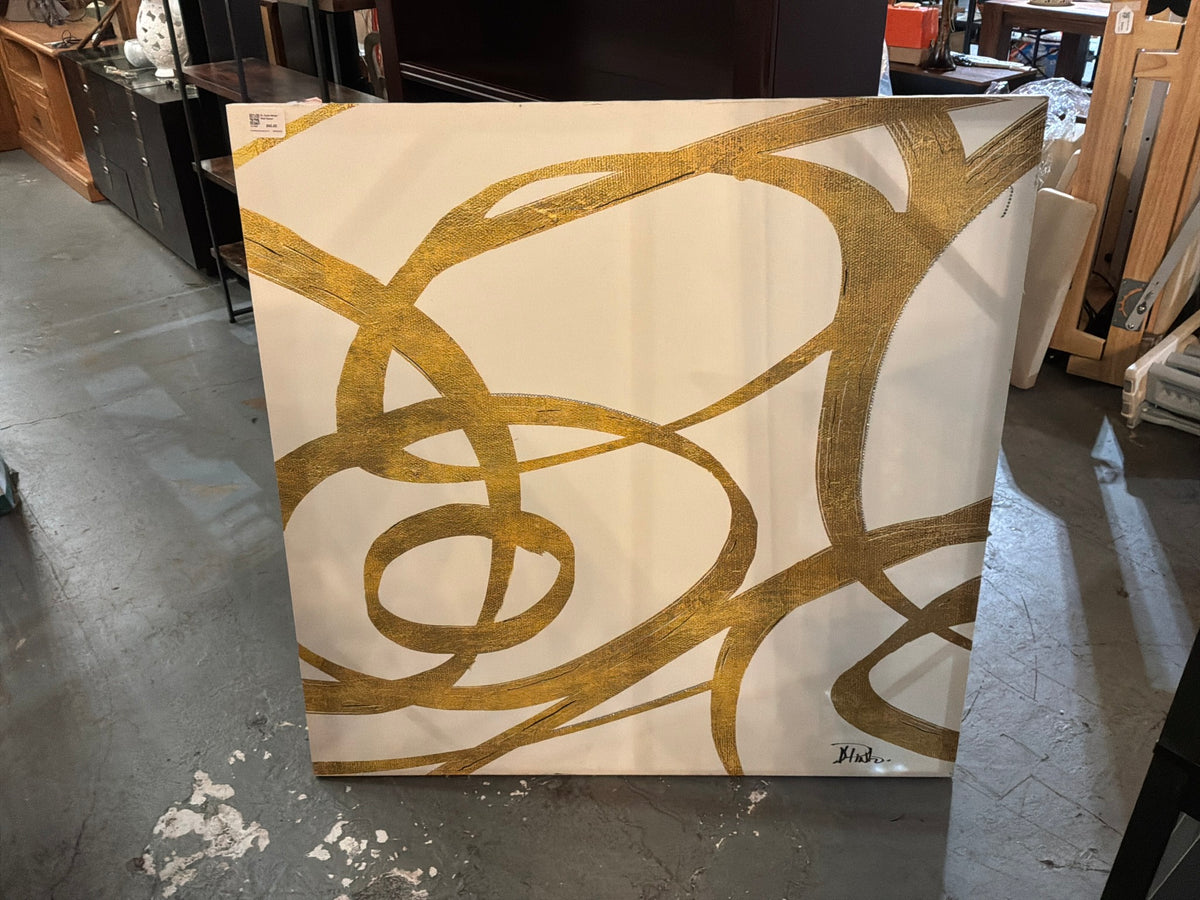 XL Gold /White Wall Decor