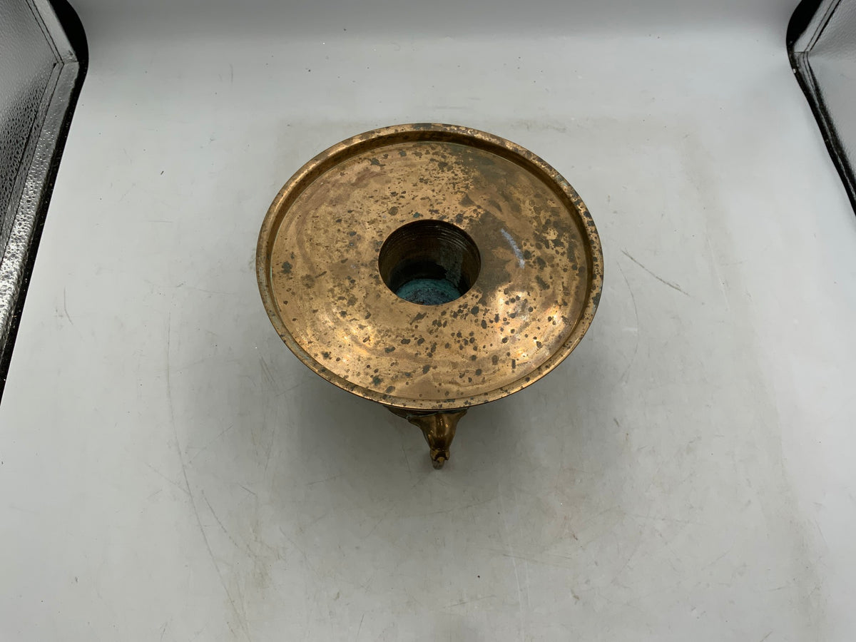 Brass Japanese Usubata Ikebana Vase