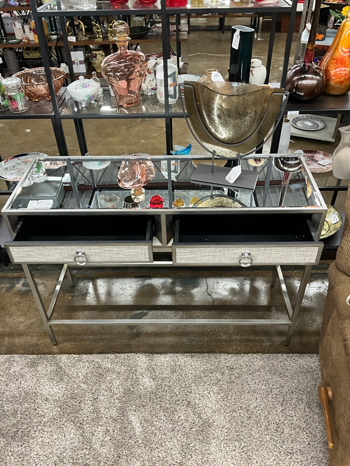 Mirrored Sofa Table