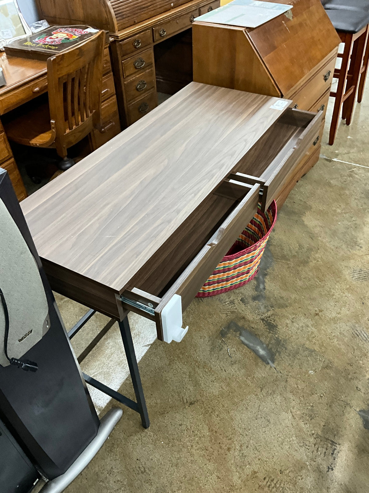 Wood & Metal Desk