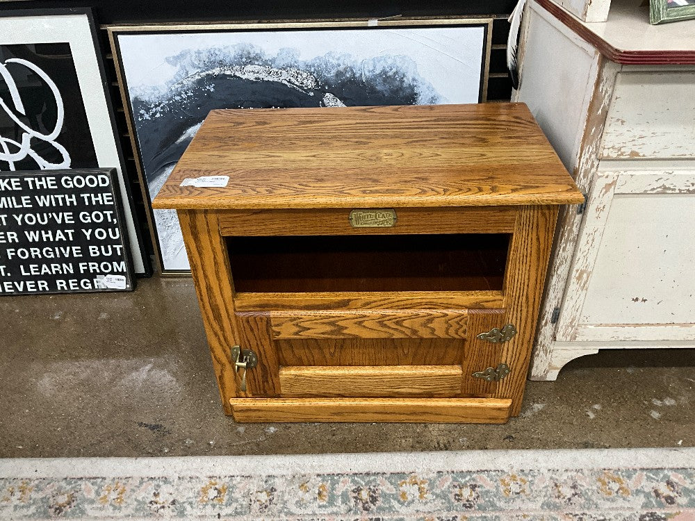 White Clad TV Stand