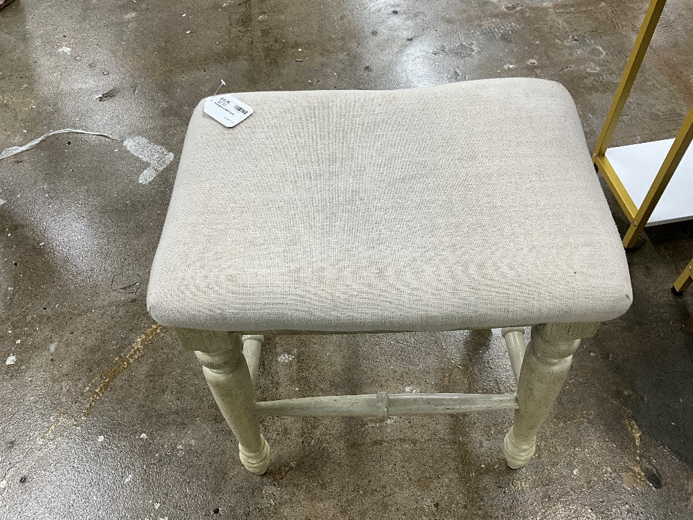 Frontgate Cream Stool