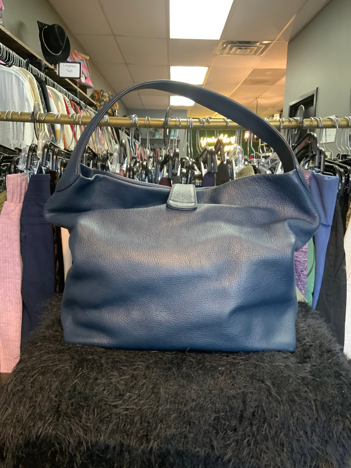 Navy D&B Handbag w/ Duster