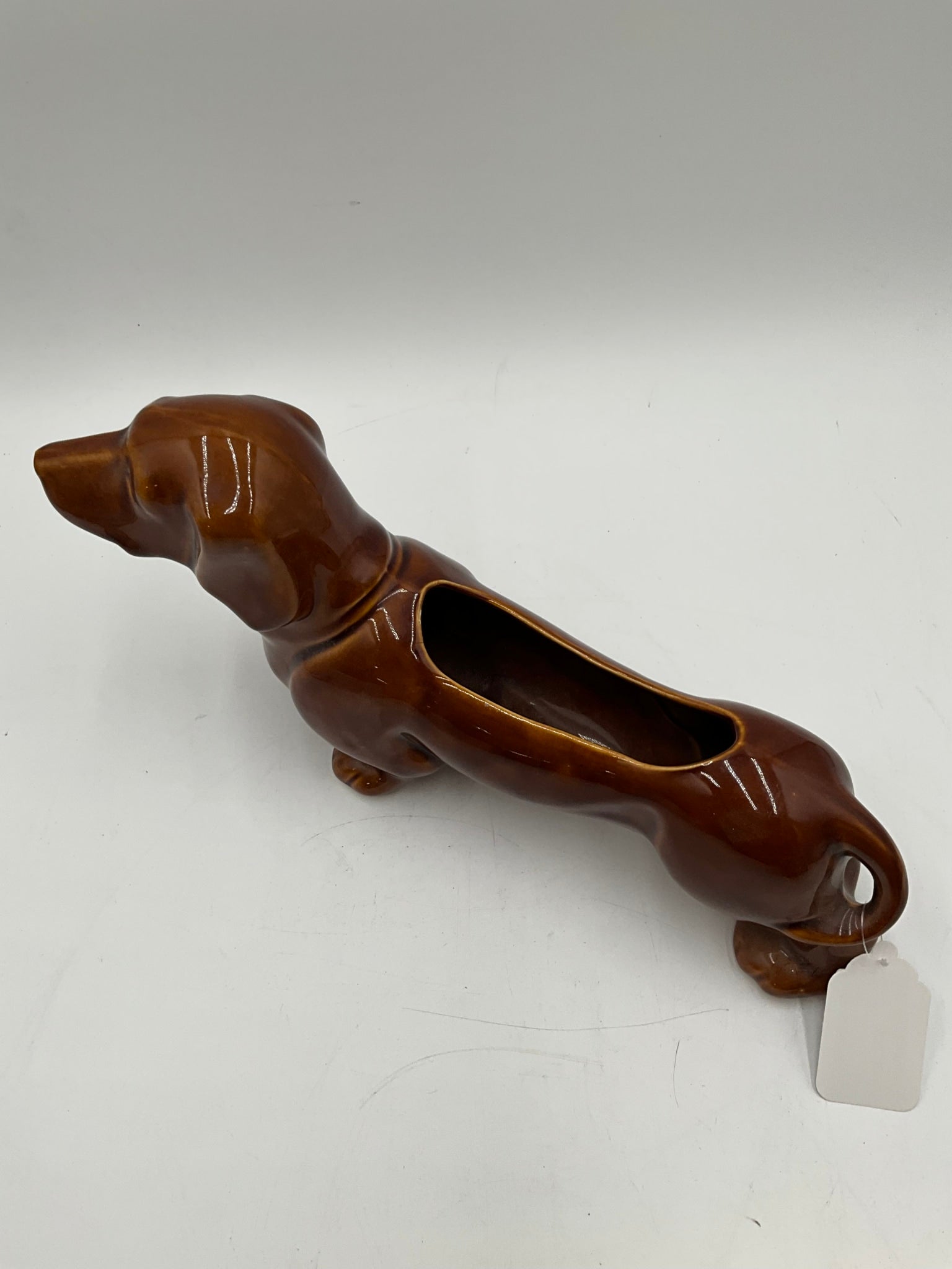 Vtg. Dachshund Planter