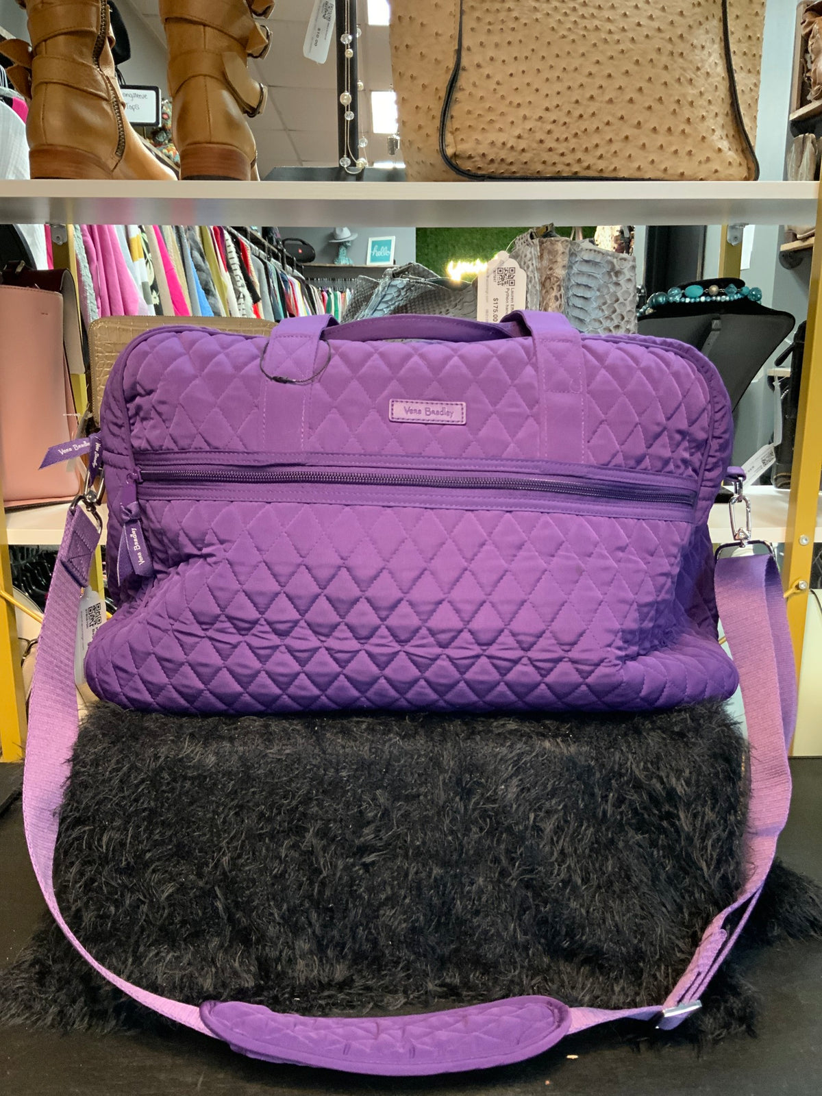 Vera Bradley Purple Overnight Bag