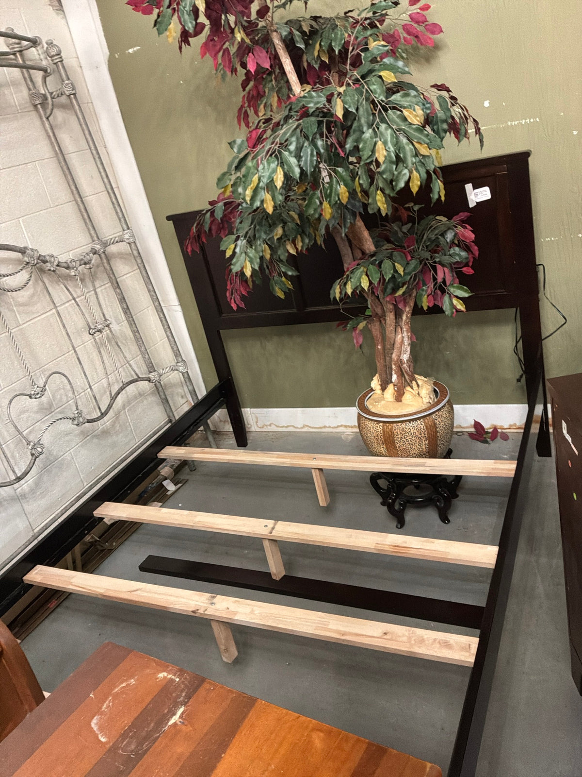 Dr Wood Queen HB/ FB Siderails W/ Slats