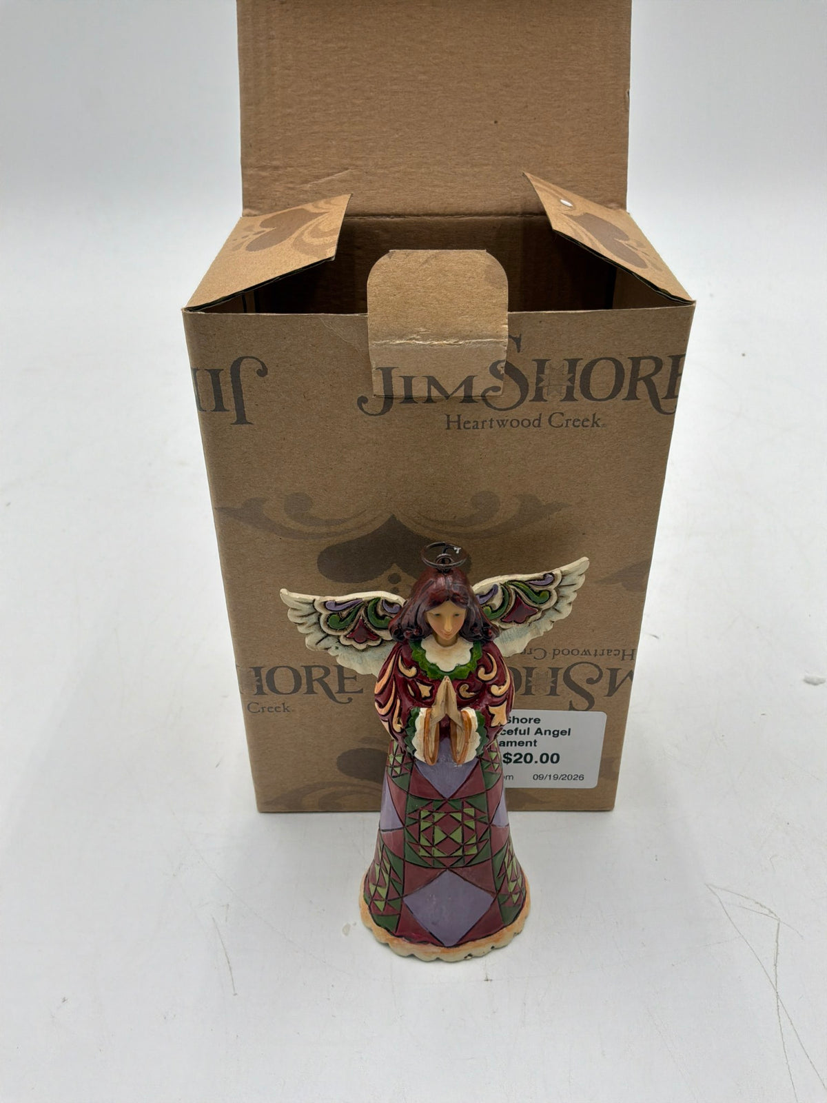 Jim Shore Peaceful Angel Ornament