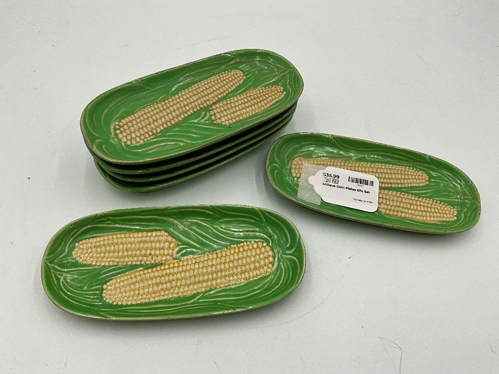 Antique Corn Plates 6Pc Set