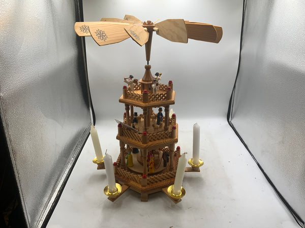 VTG German Wood Christmas Pyramid