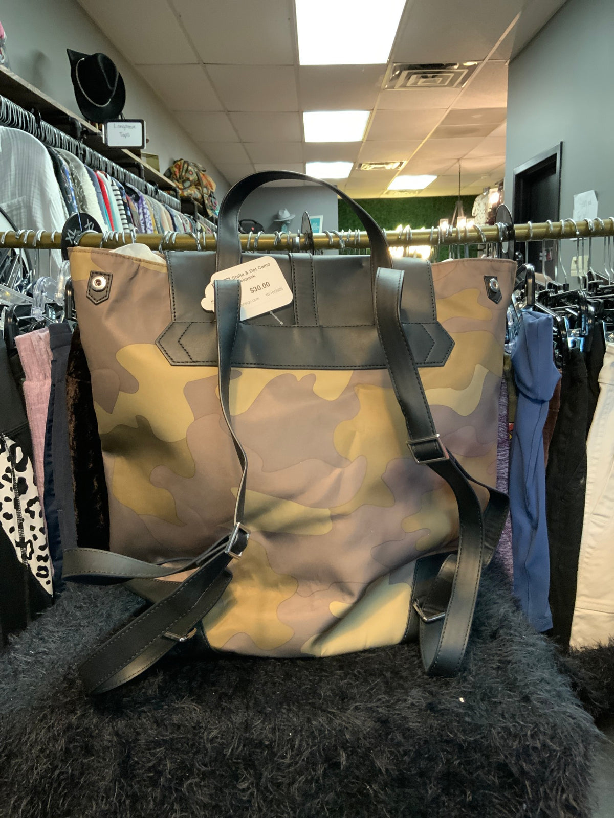 Stella & Dot Camo Backpack