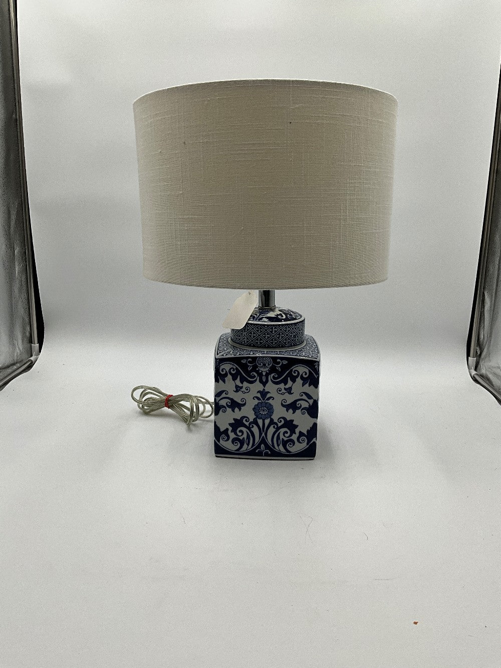 Blue & White Lamp