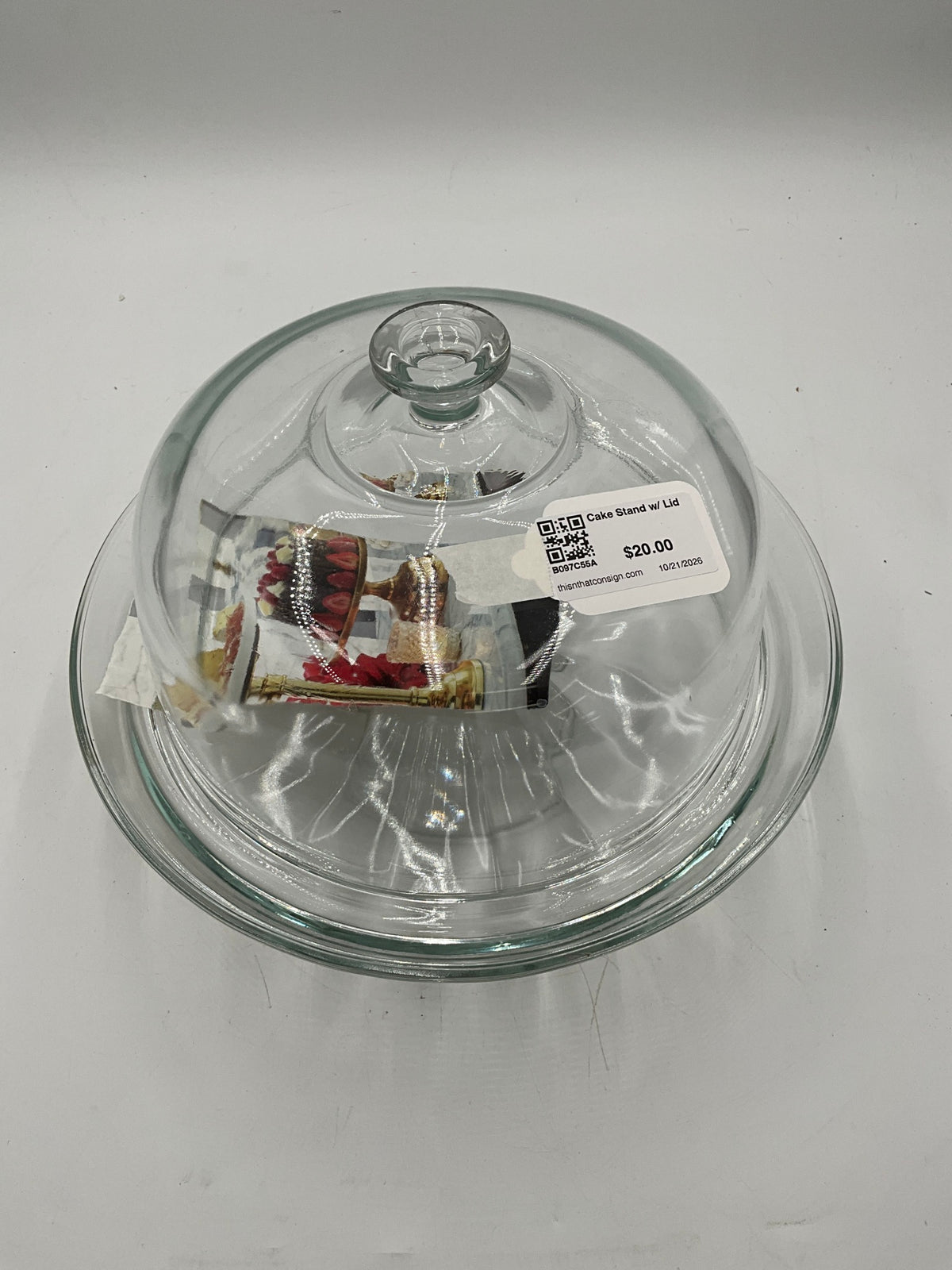 Cake Stand w/ Lid