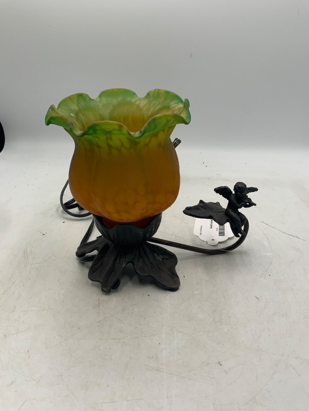 Vintage Cherub Lamp