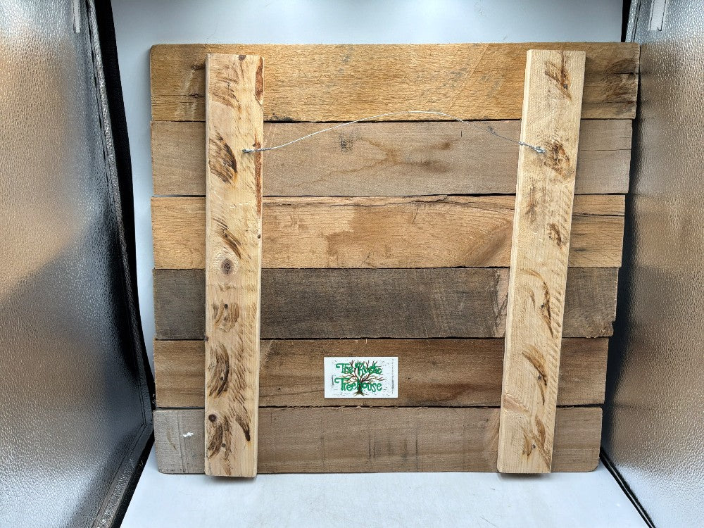 Wood Tractor Wall Decor