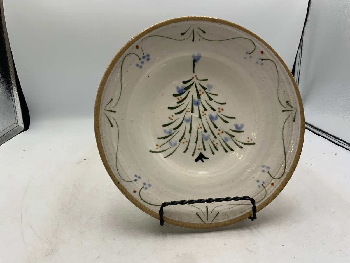 Tree Pottery Plate