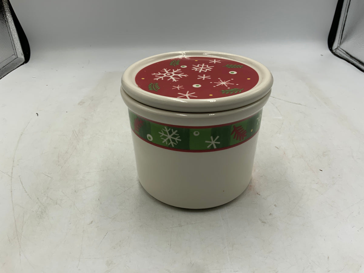 Longaberger Christmas Crock