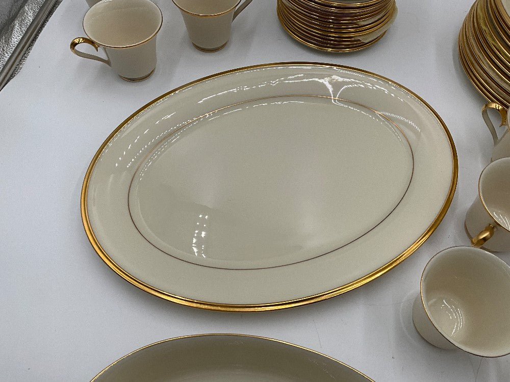 Lenox Eternal 12 Place Setting Dish Set