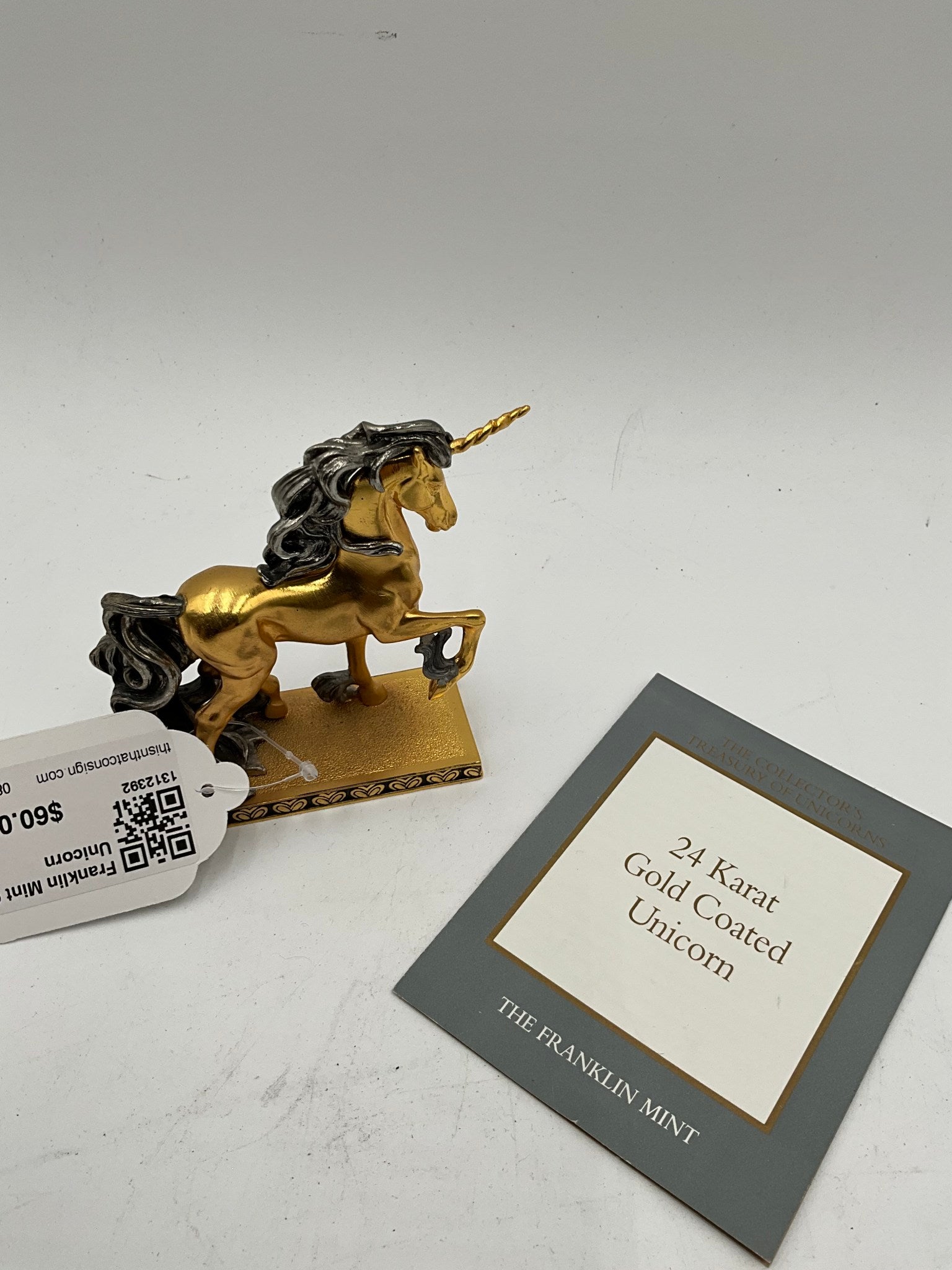Franklin Mint Gold Unicorn
