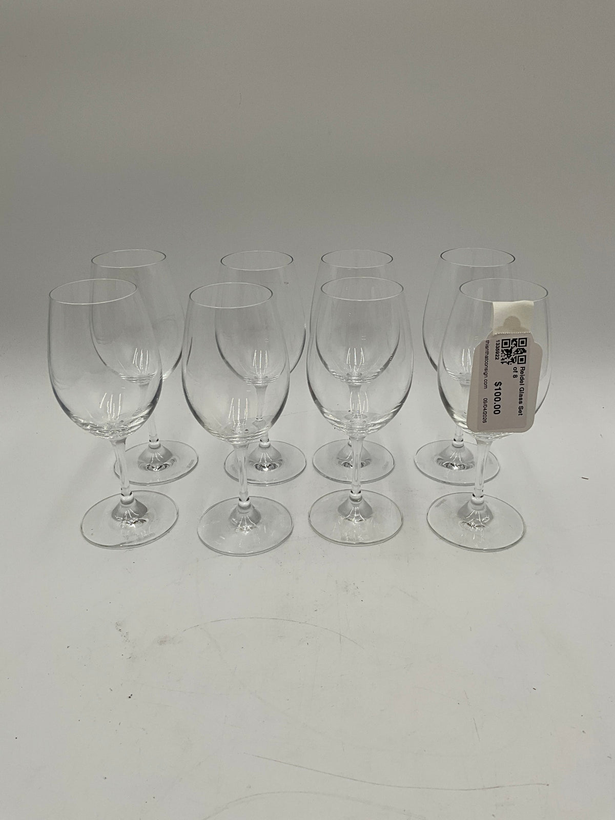 Reidel Glass Set of 8