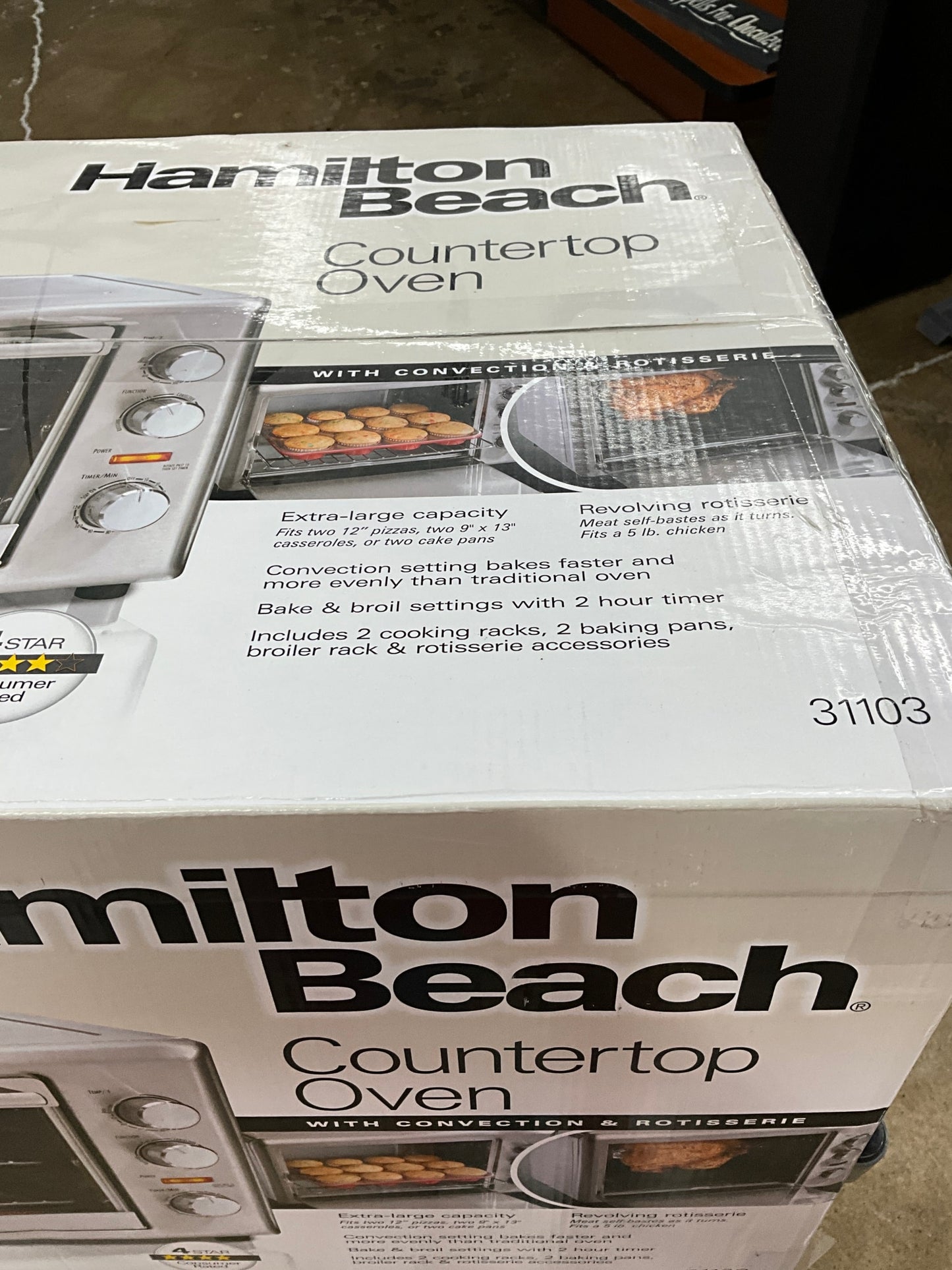 NIB Hamilton Beach Countertop Oven