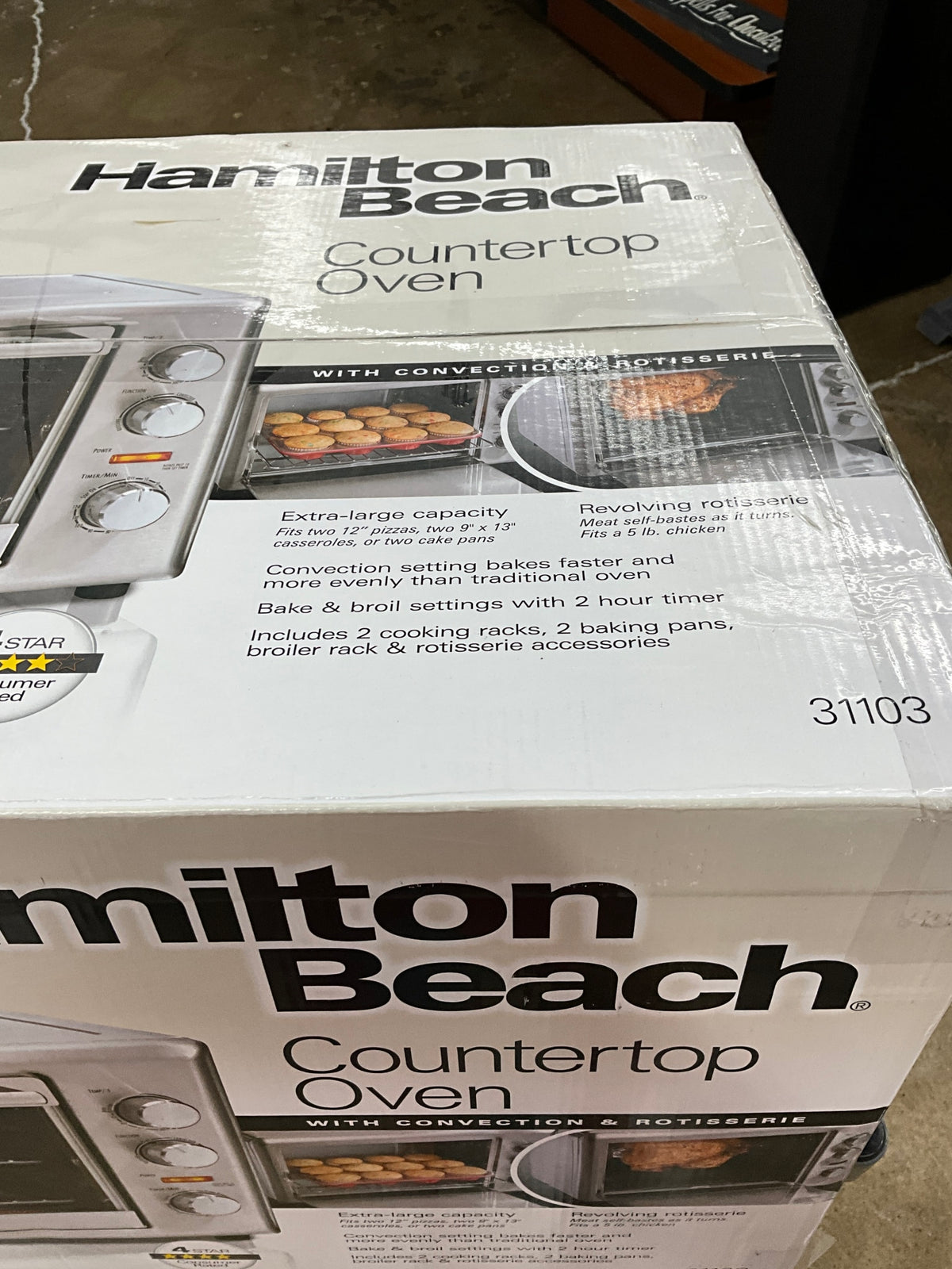 NIB Hamilton Beach Countertop Oven