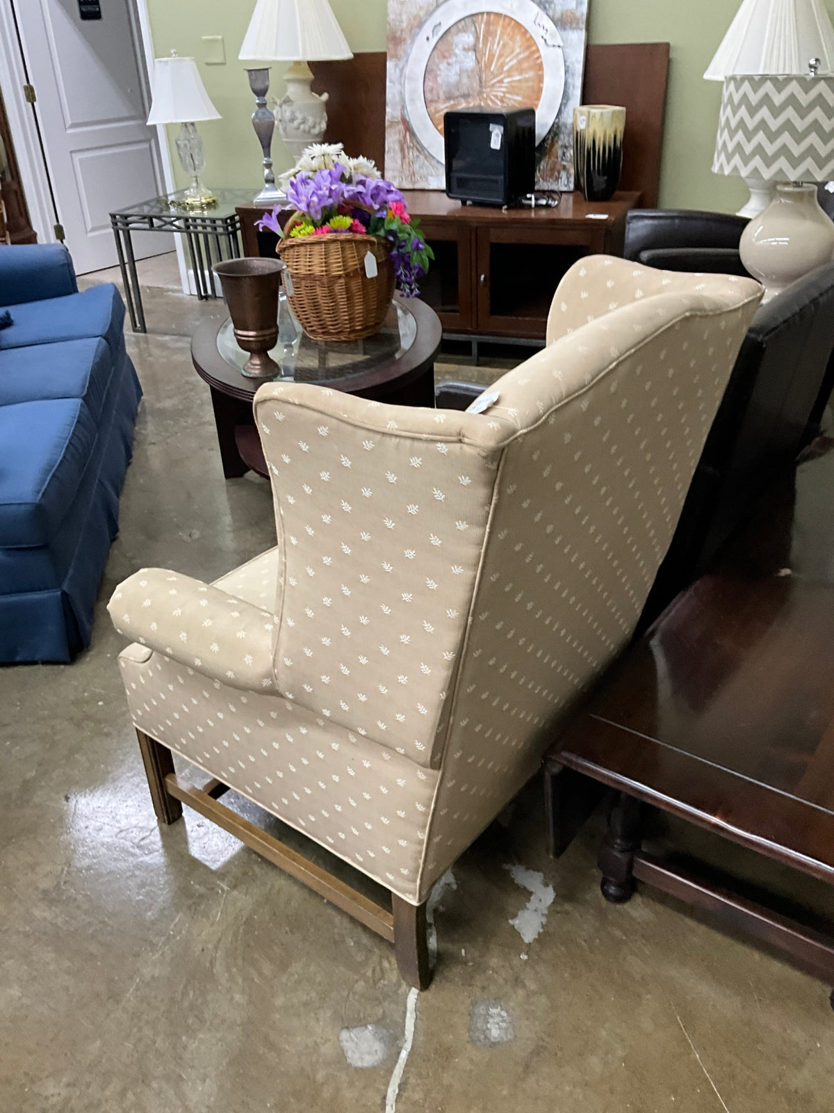 Tan Wingback