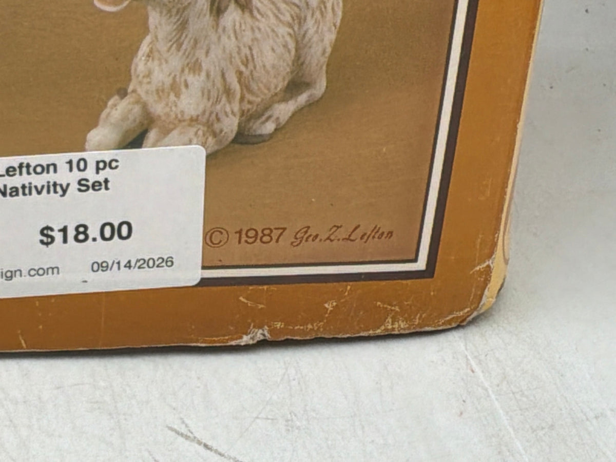 Lefton 10 pc Nativity Set