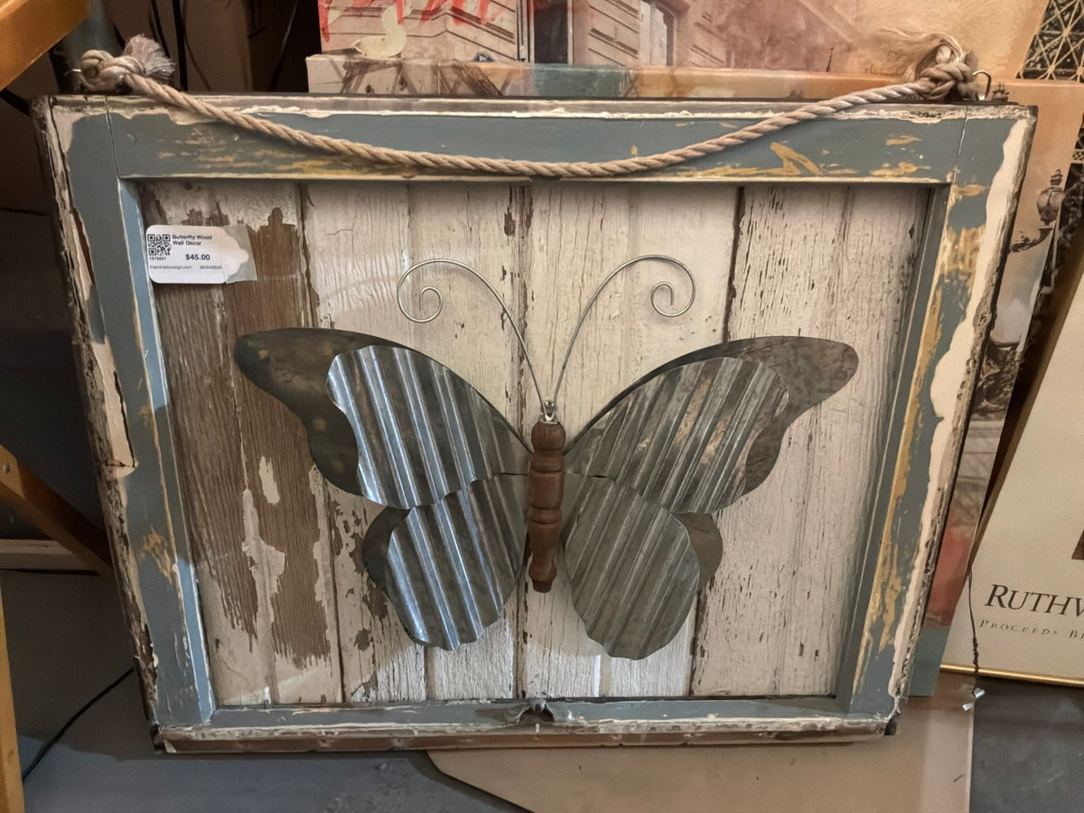 Butterfly Wood Wall Decor