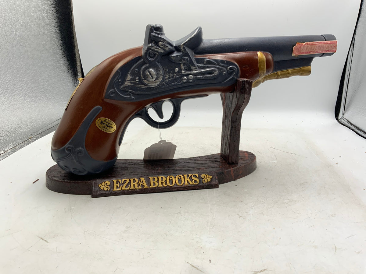 Ezra Brooks decanter with Bourbon