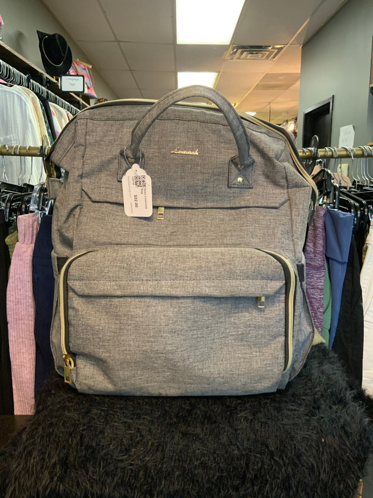 Grey Lovevook Bag