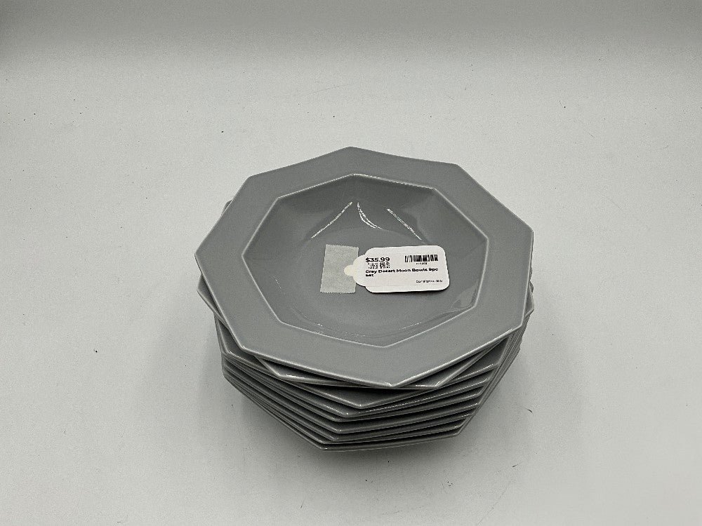 Grey Desert Moon Bowls 9pc Set